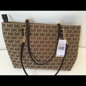 New authentic Michael Kors Tassel Tote Handbag